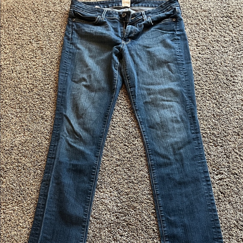 Rich & Skinny Dark Blue Straight Leg Jeans